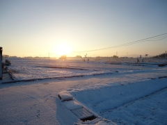 雪の風景 雪の風景