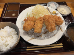 カキフライ定食