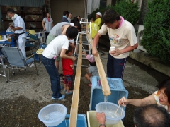 流しそうめん 流しそうめん